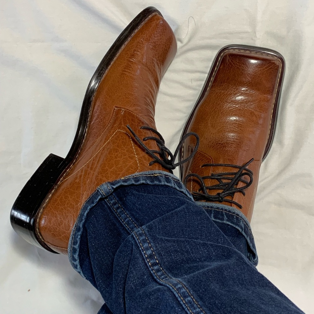 Authentic hand made Piero Valentino Mens shoe boot
